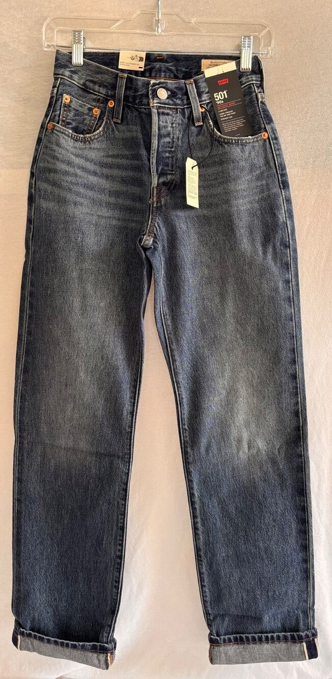 NWT Women’s 23x32 Levis 501 '90s Selvedge Jeans